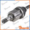 Demi-Arbre de Transmission  ATM avant gauche pour JAGUAR | JA128L, JA128LN